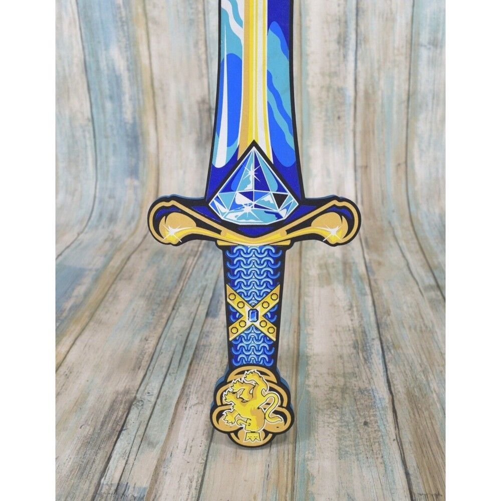 RARE Liontouch Viking Foam Sword 2017 Toys R Us Cosplay Costume Weapon - Picture 5 of 5